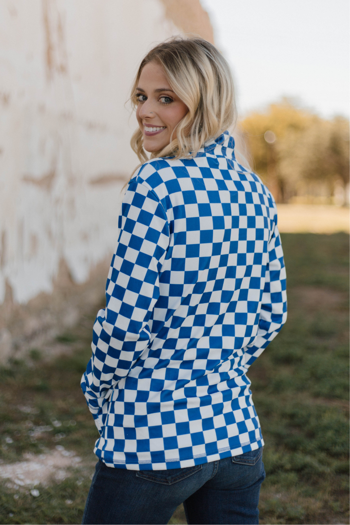 Pep Rally Pullover Blue
