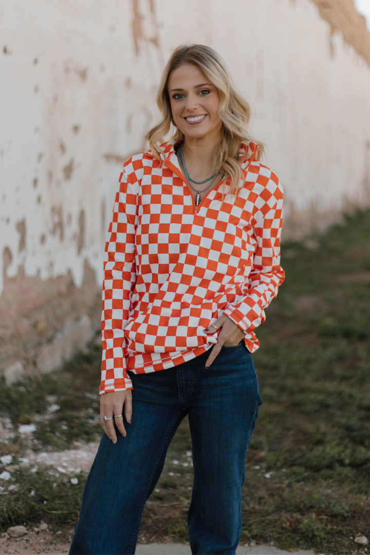 Pep Rally Pullover - Orange