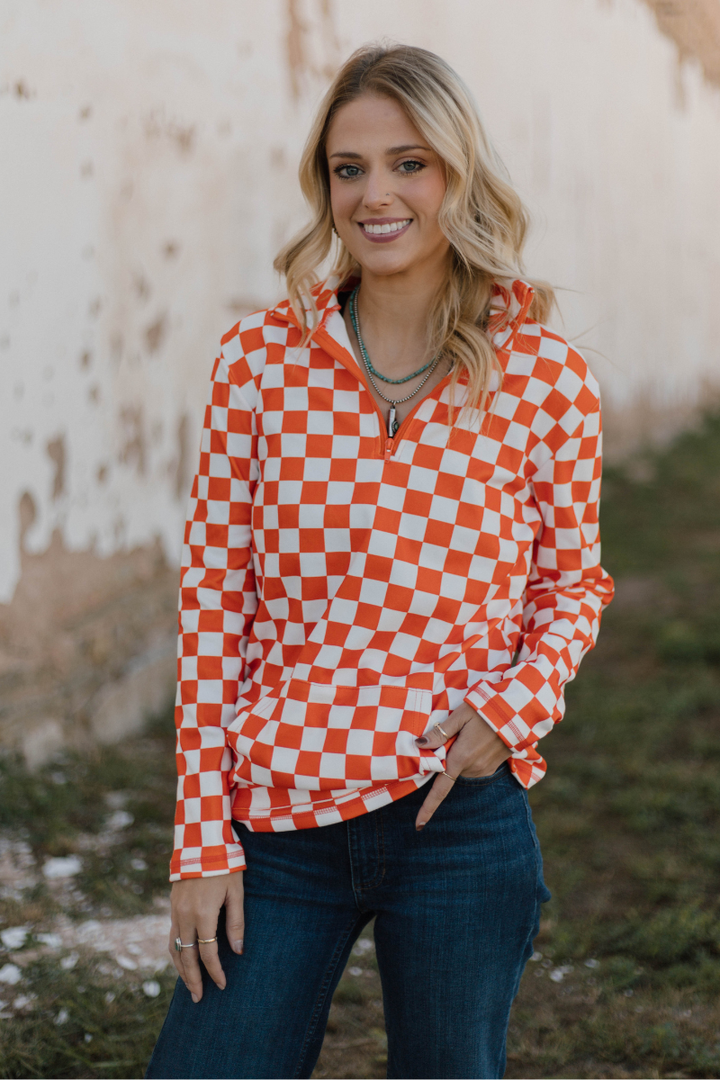 Pep Rally Pullover - Orange