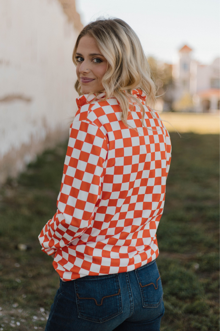 Pep Rally Pullover - Orange