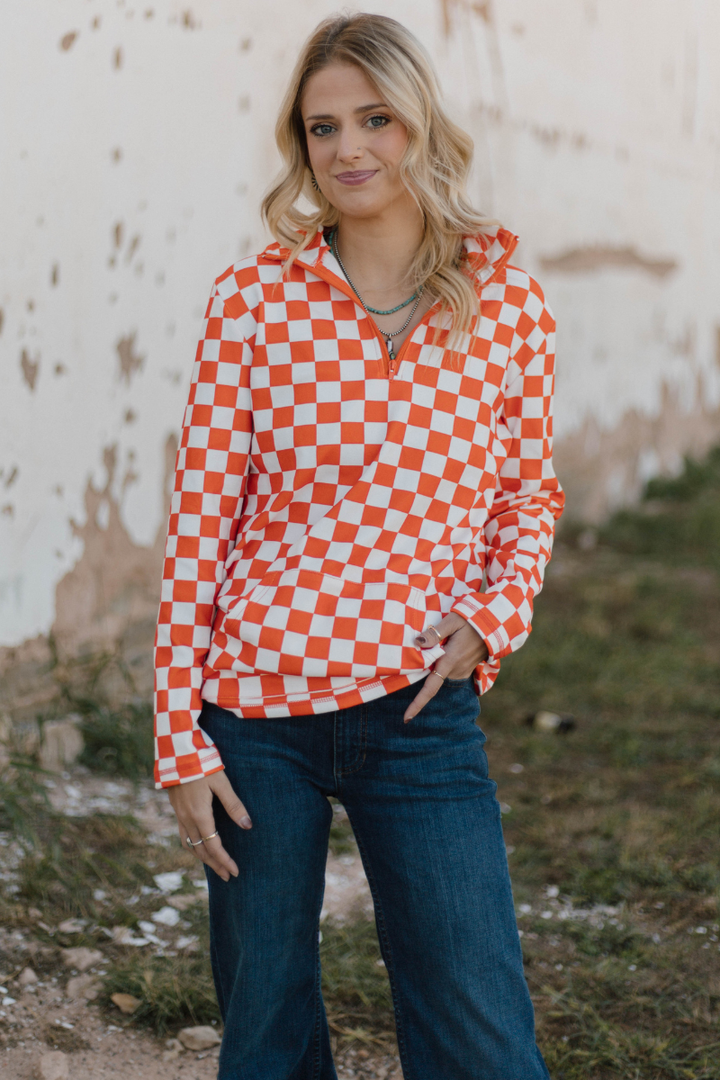 Pep Rally Pullover - Orange