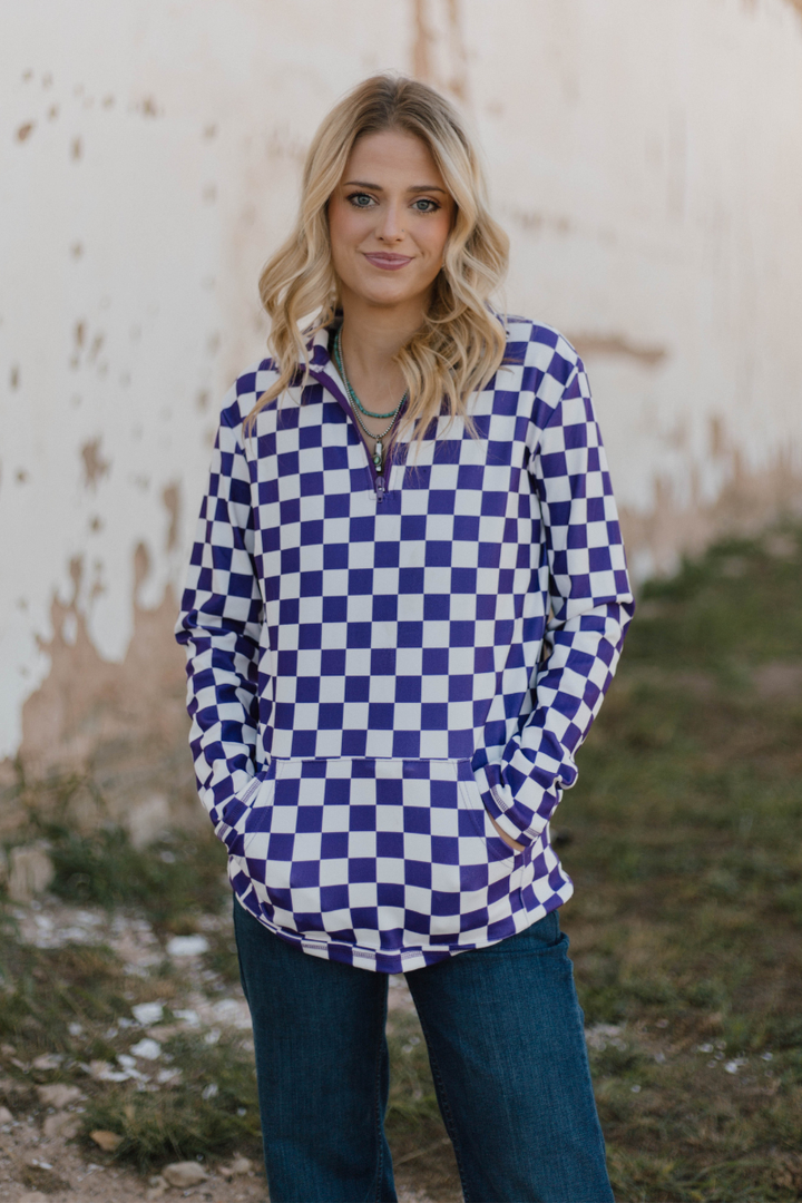 Pep Rally Pullover - Purple