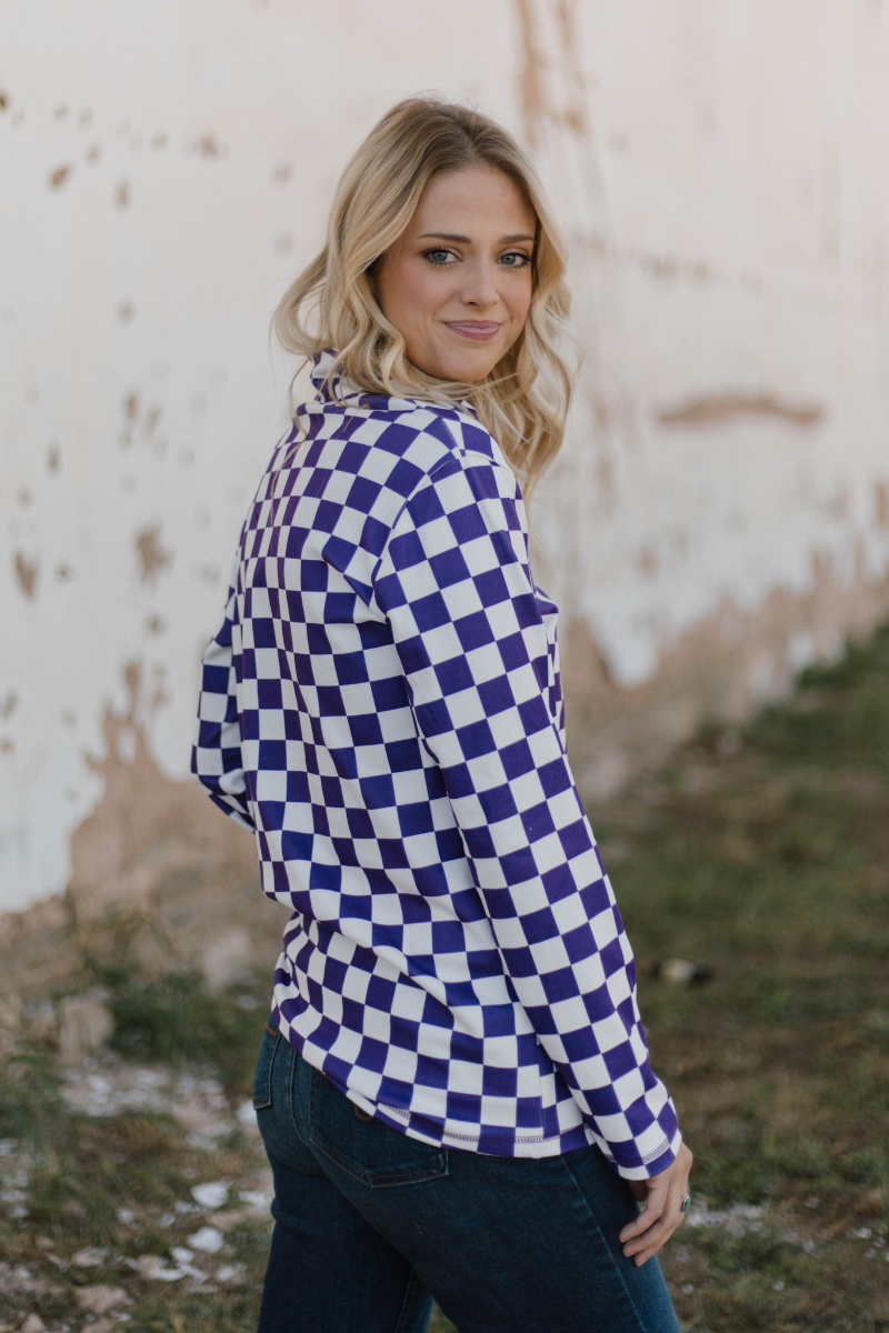 Pep Rally Pullover - Purple