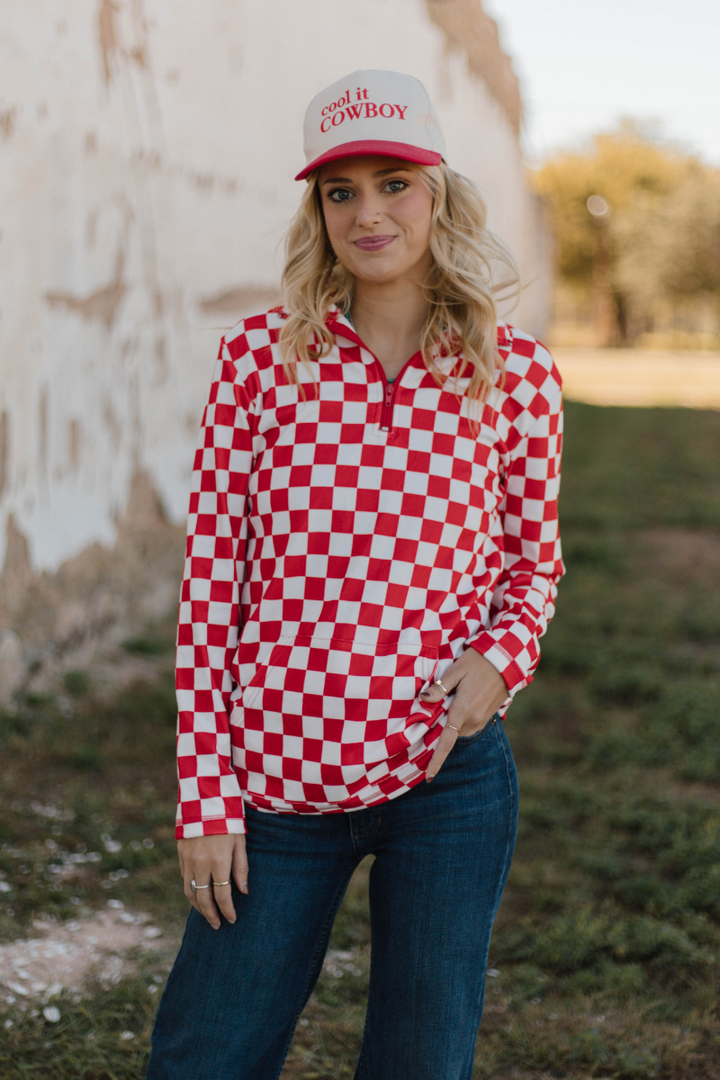 Pep Rally Pullover - Red