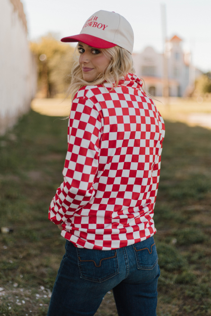 Pep Rally Pullover - Red