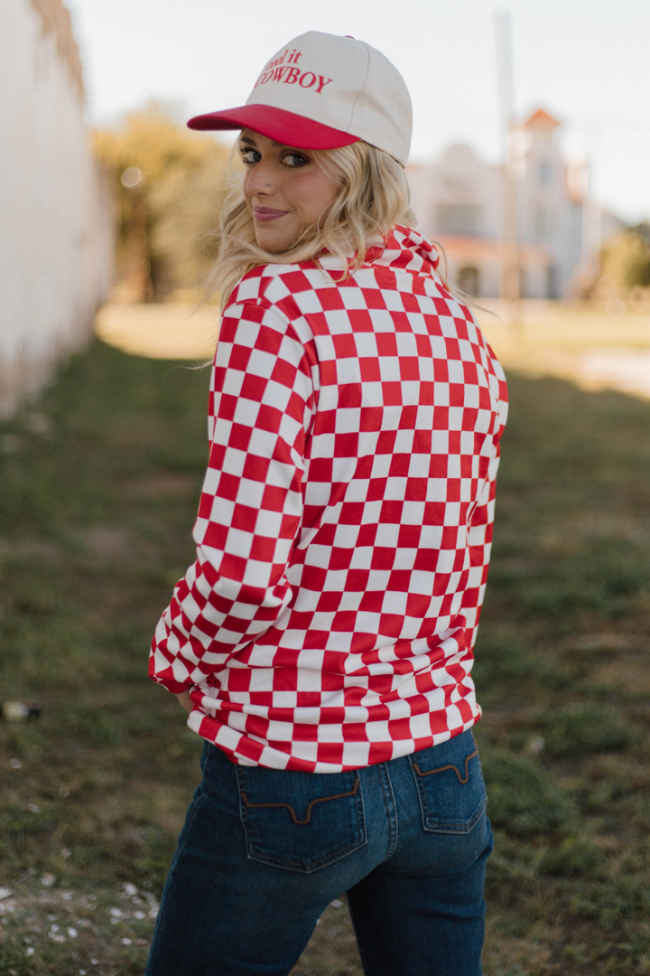 Pep Rally Pullover - Red