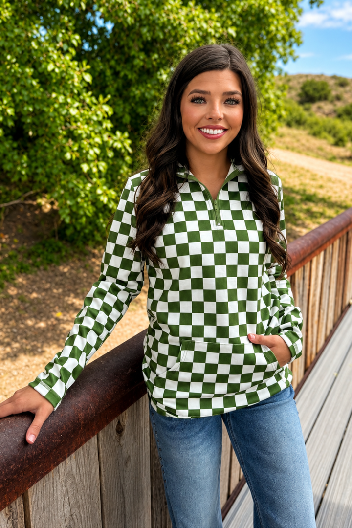 Pep Rally Pullover - Green