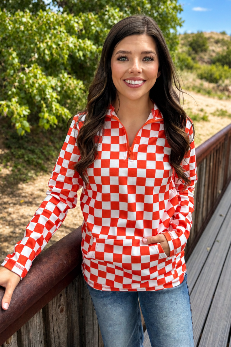 Pep Rally Pullover - Orange
