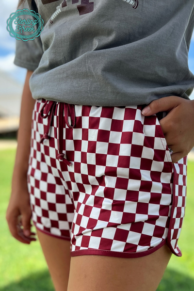 Pep Rally Shorts Maroon