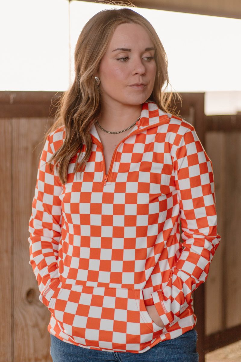 Pep Rally Pullover - Orange