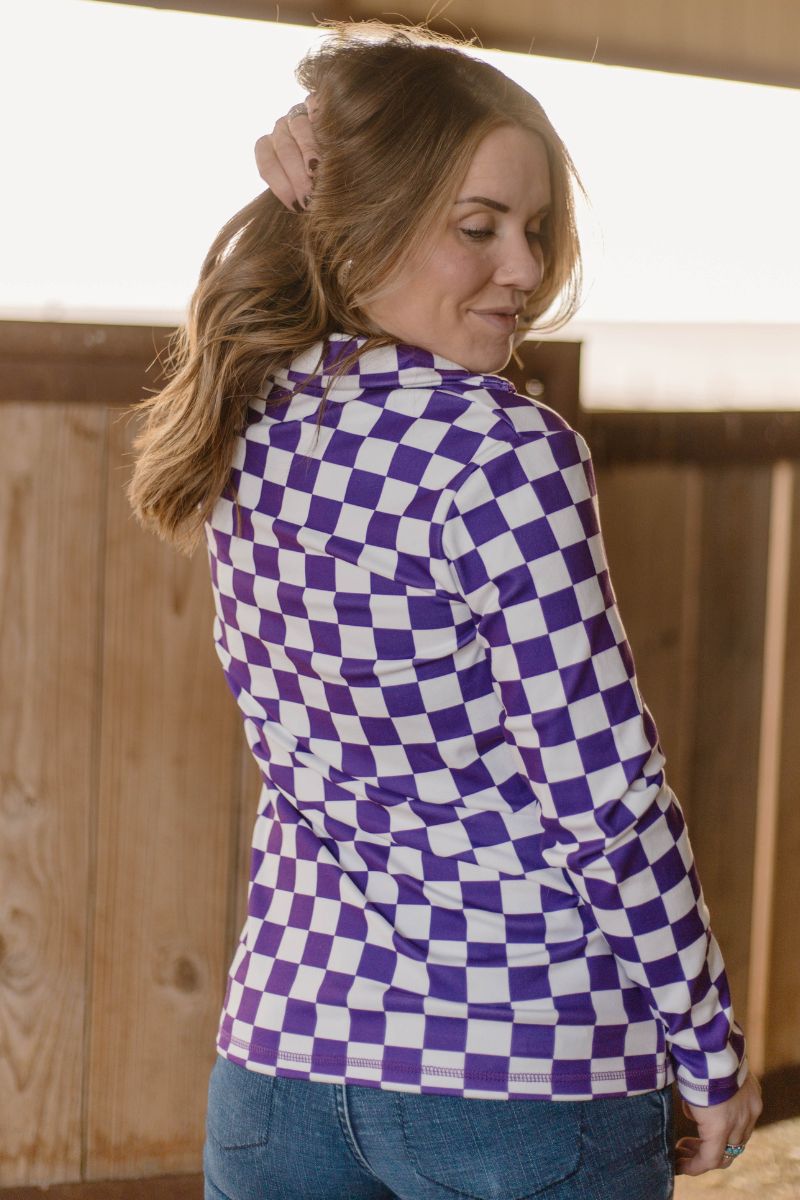 Pep Rally Pullover - Purple
