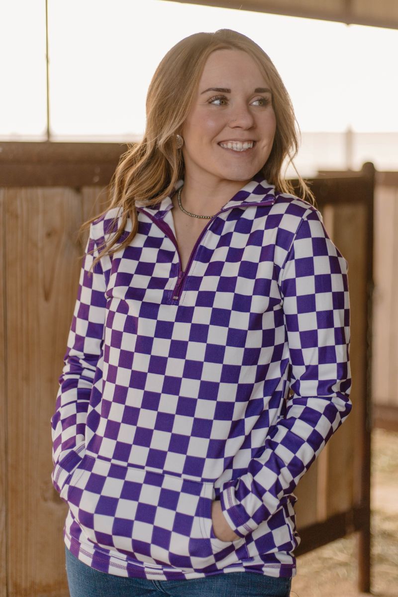Pep Rally Pullover - Purple
