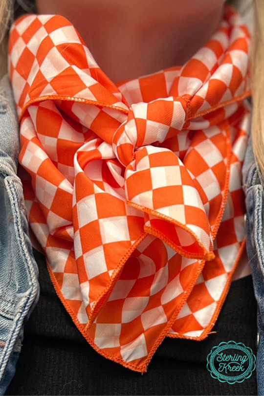Pep Rally Wild Rag Orange – Sterling Kreek