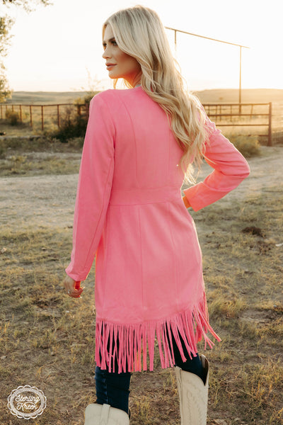 Scottsdale Suede Jacket Pink
