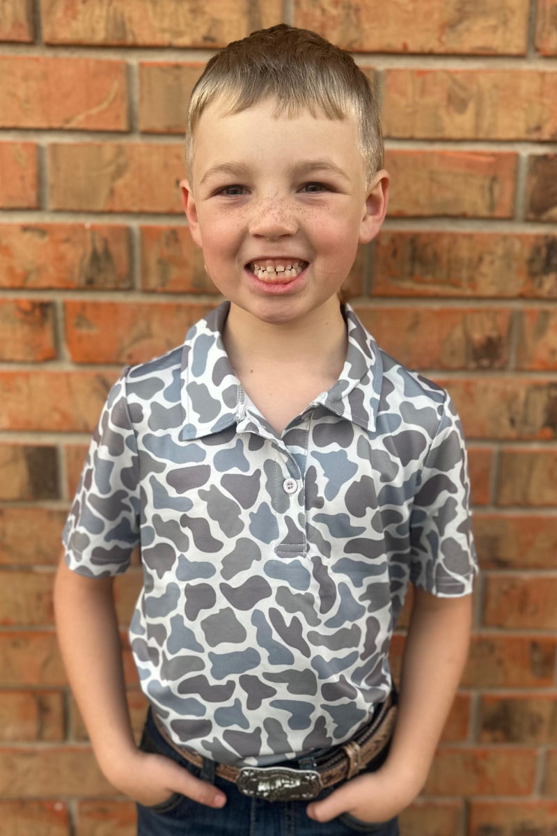 Mini Camo Scout Polo