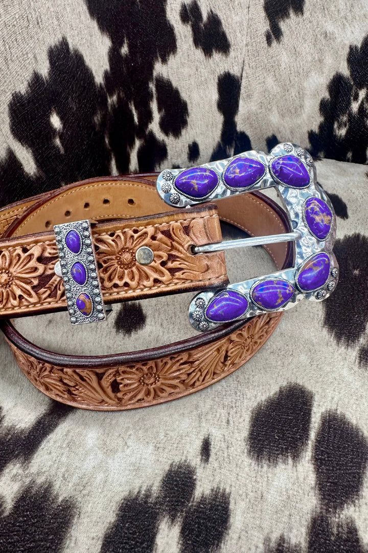 Buckle Up Belt Buckle Purple