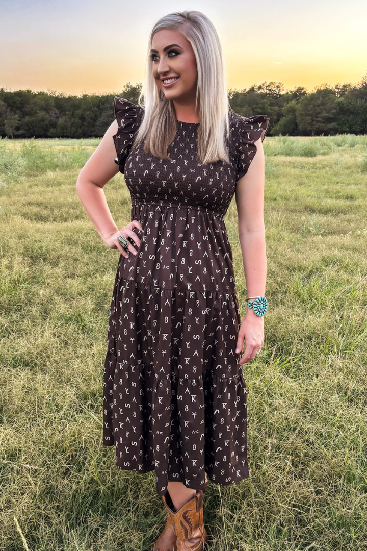 Ranch Stamped Dress