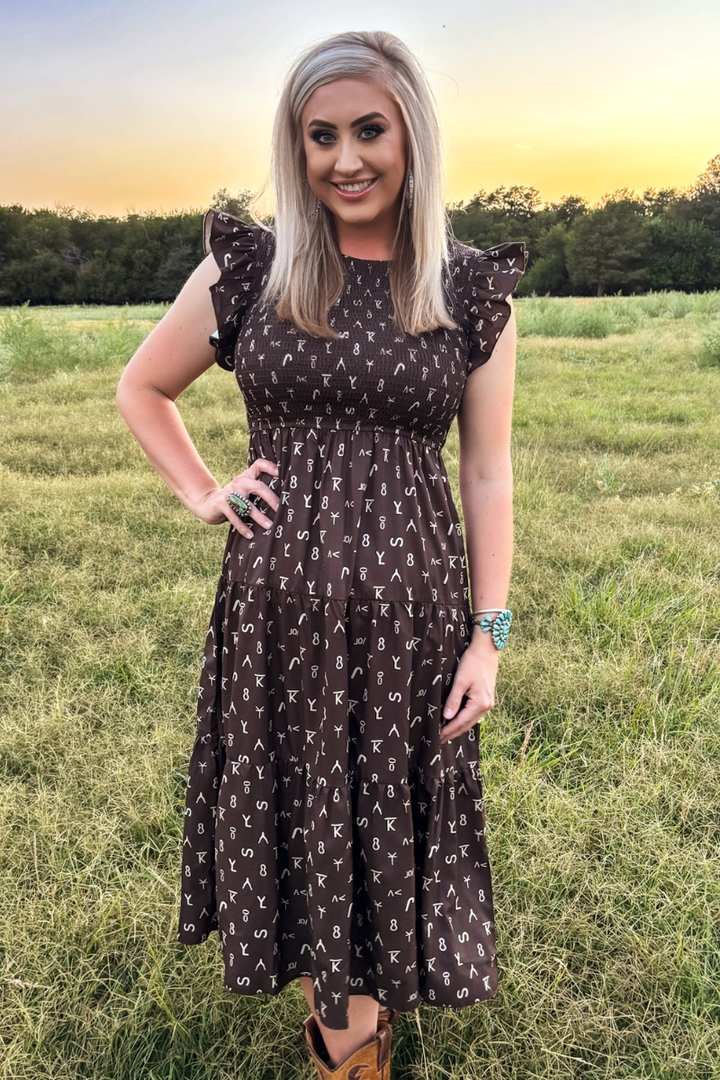 Ranch Stamped Dress
