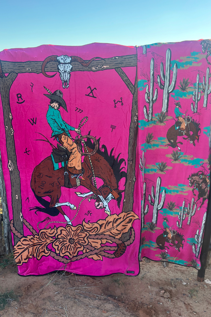 Rosette Rodeo Blanket