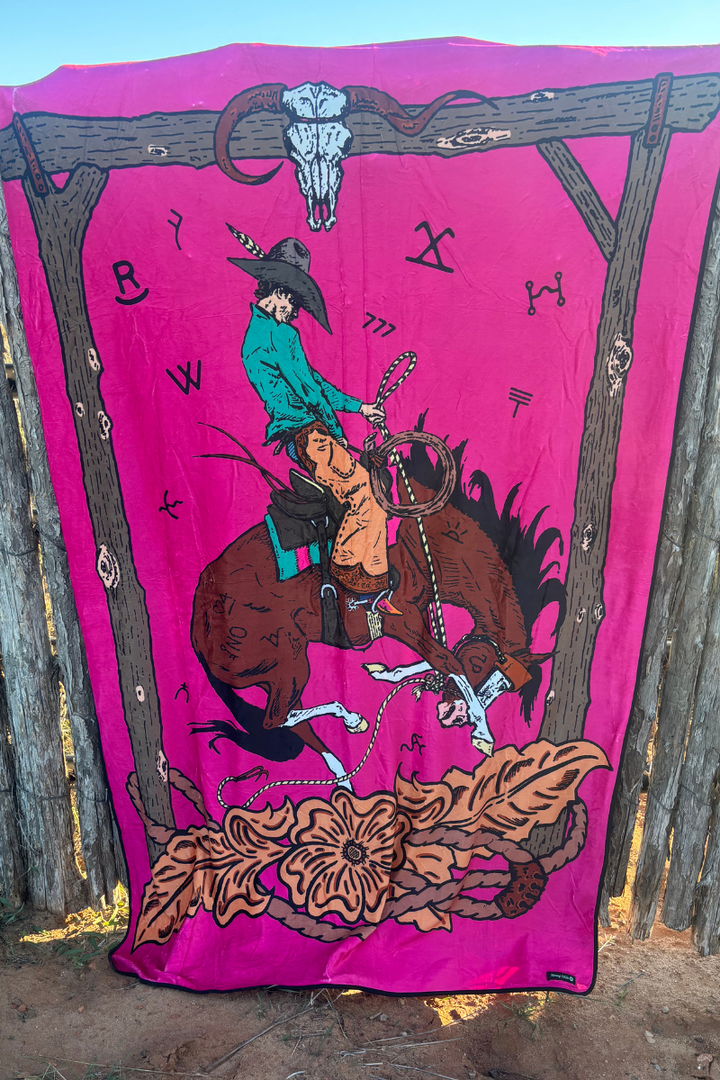 Rosette Rodeo Blanket