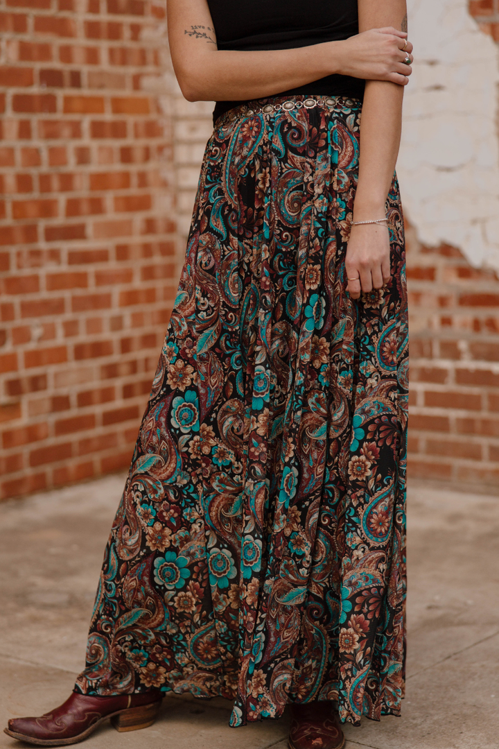Sagebrush Swirl Maxi Skirt