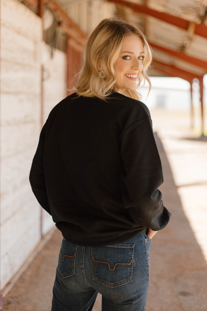 Santa's Cattle Drive Pullover