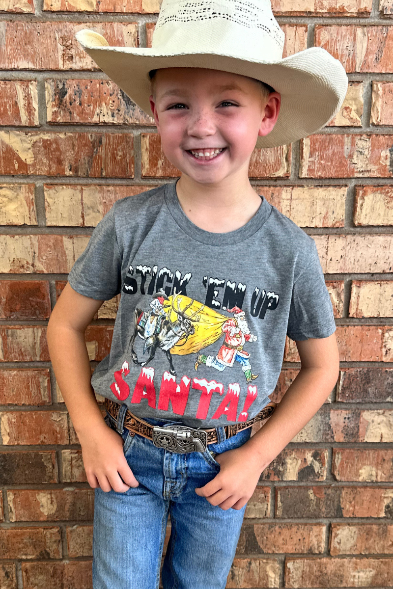 Stick Em Up Santa Tee KIDS