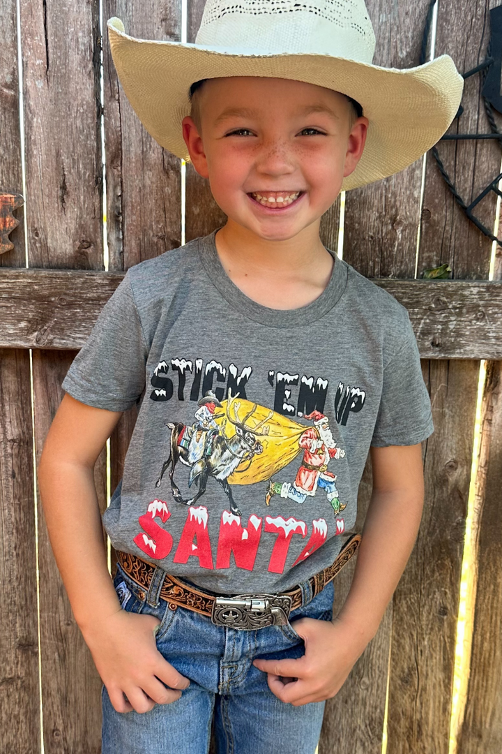 Stick Em Up Santa Tee KIDS