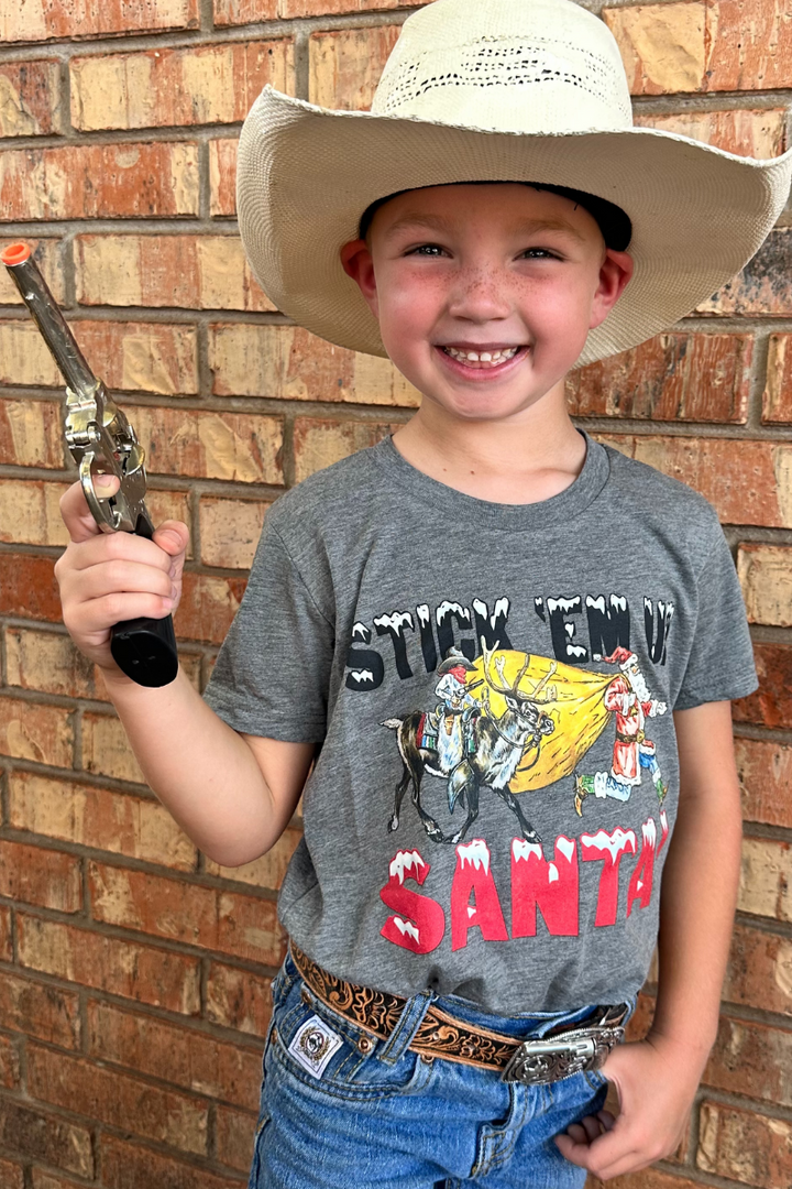 Stick Em Up Santa Tee KIDS