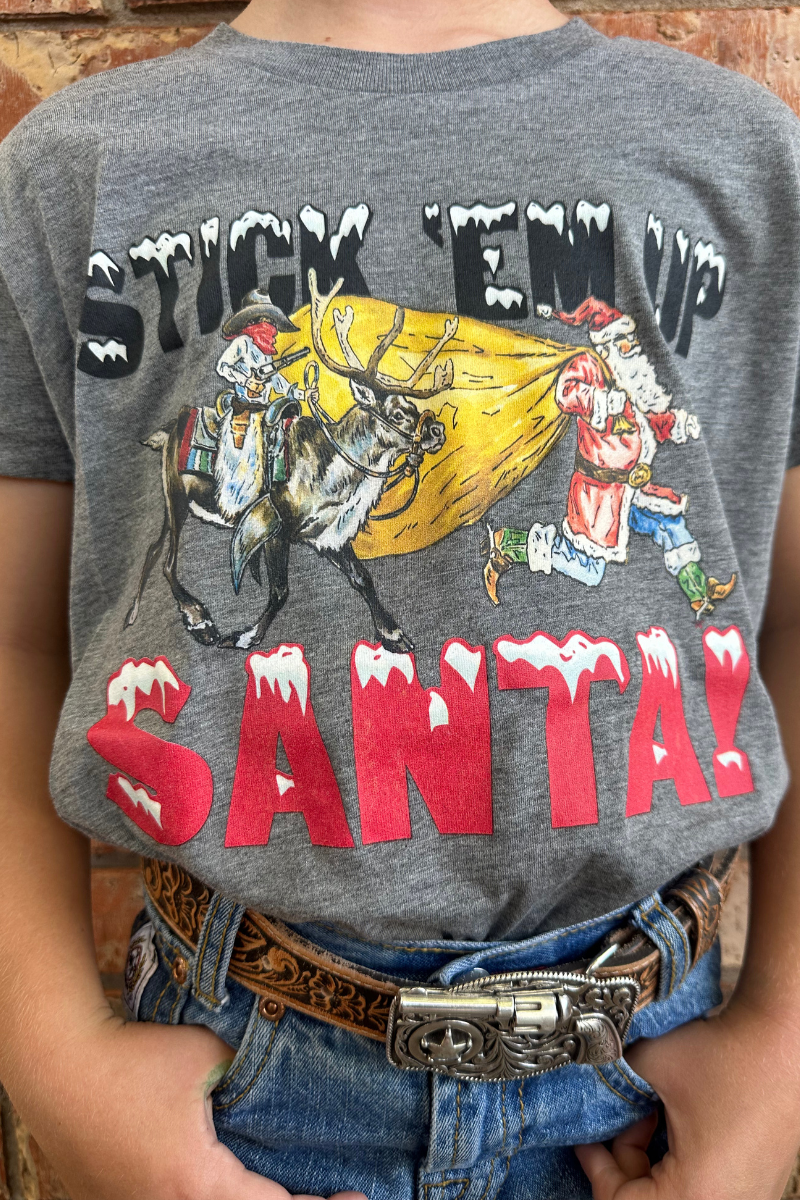 Stick Em Up Santa Tee KIDS