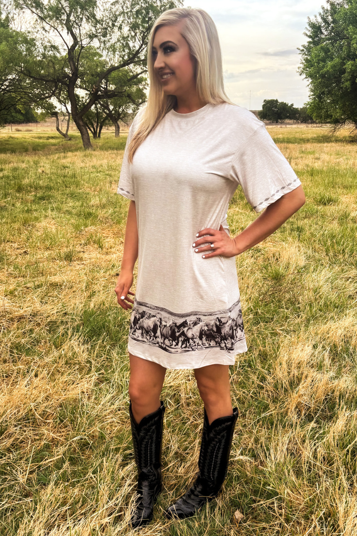 Silver Spur T-Shirt Dress