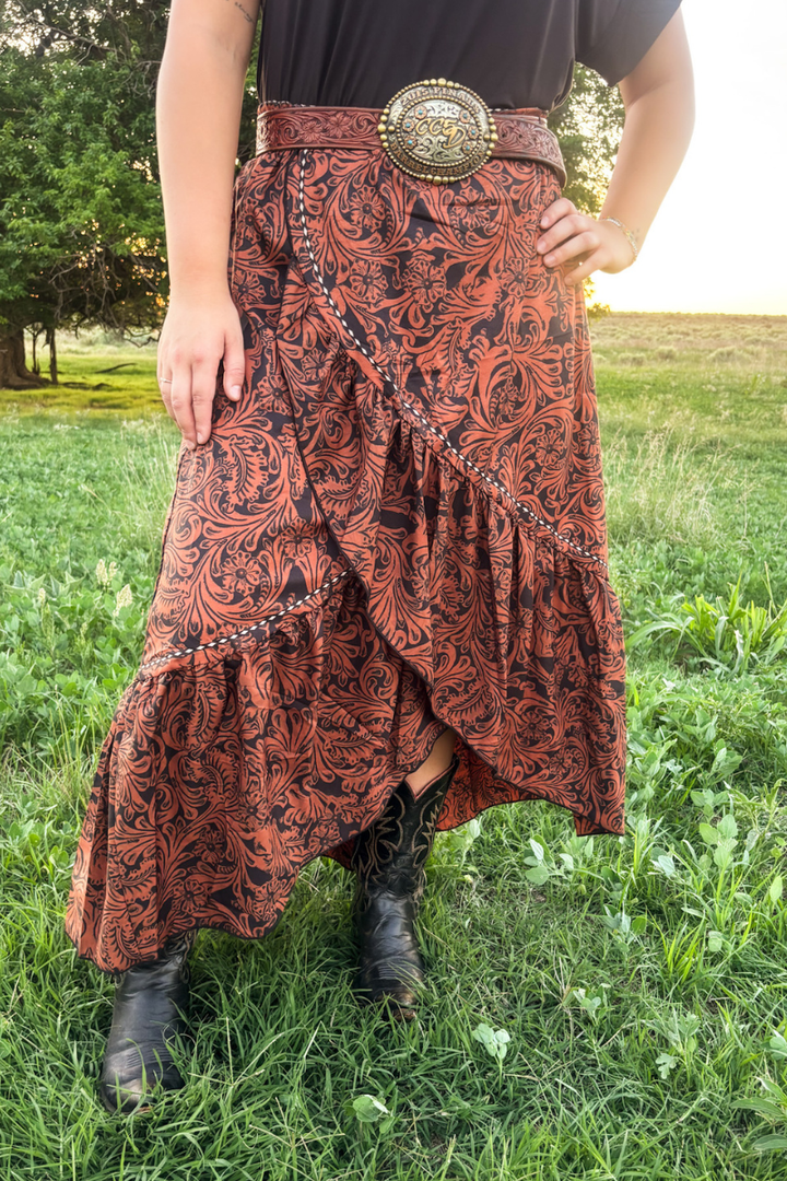 Country Tooled Skirt