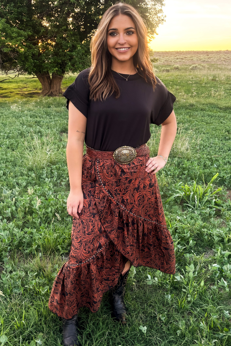Country Tooled Skirt