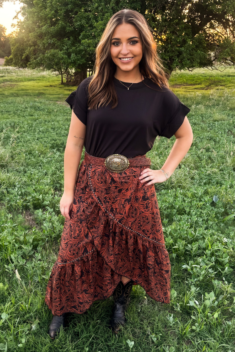 Country Tooled Skirt