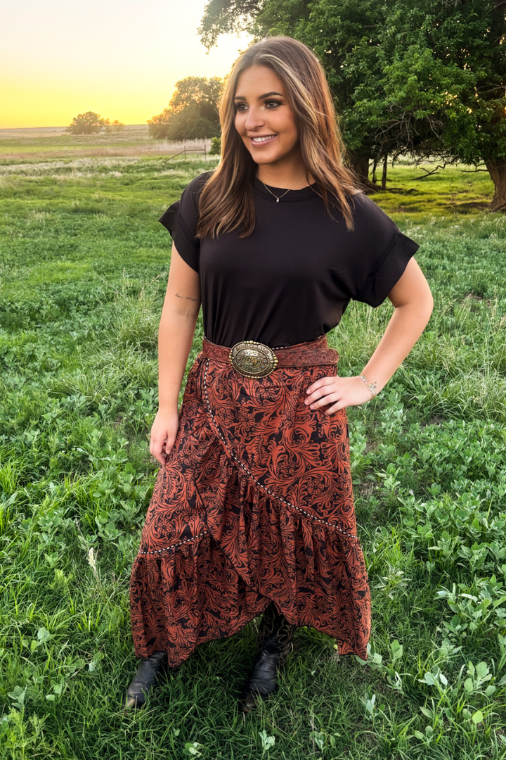 Country Tooled Skirt