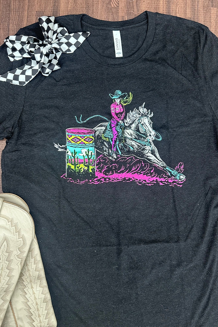 Smooth is Fast Neon Solid Black