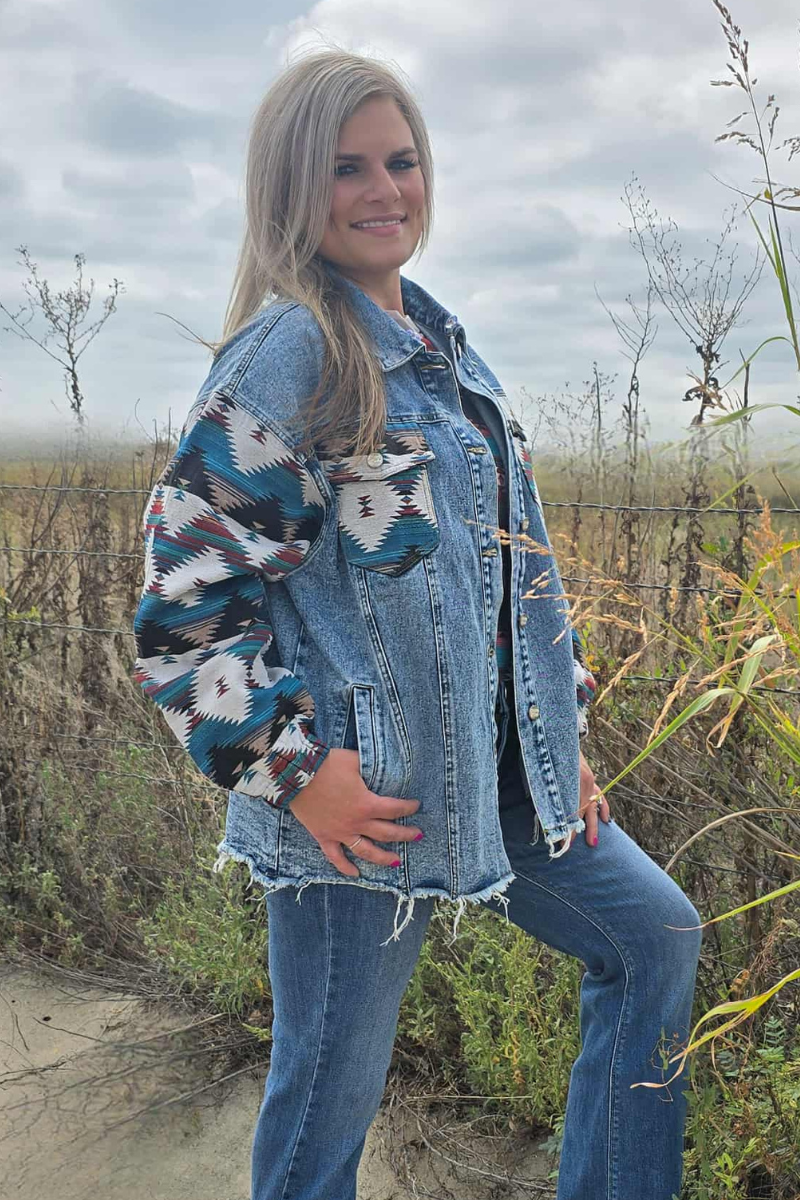Southern Roots Denim Shacket