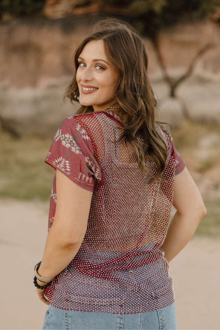 Sparkle Country Top