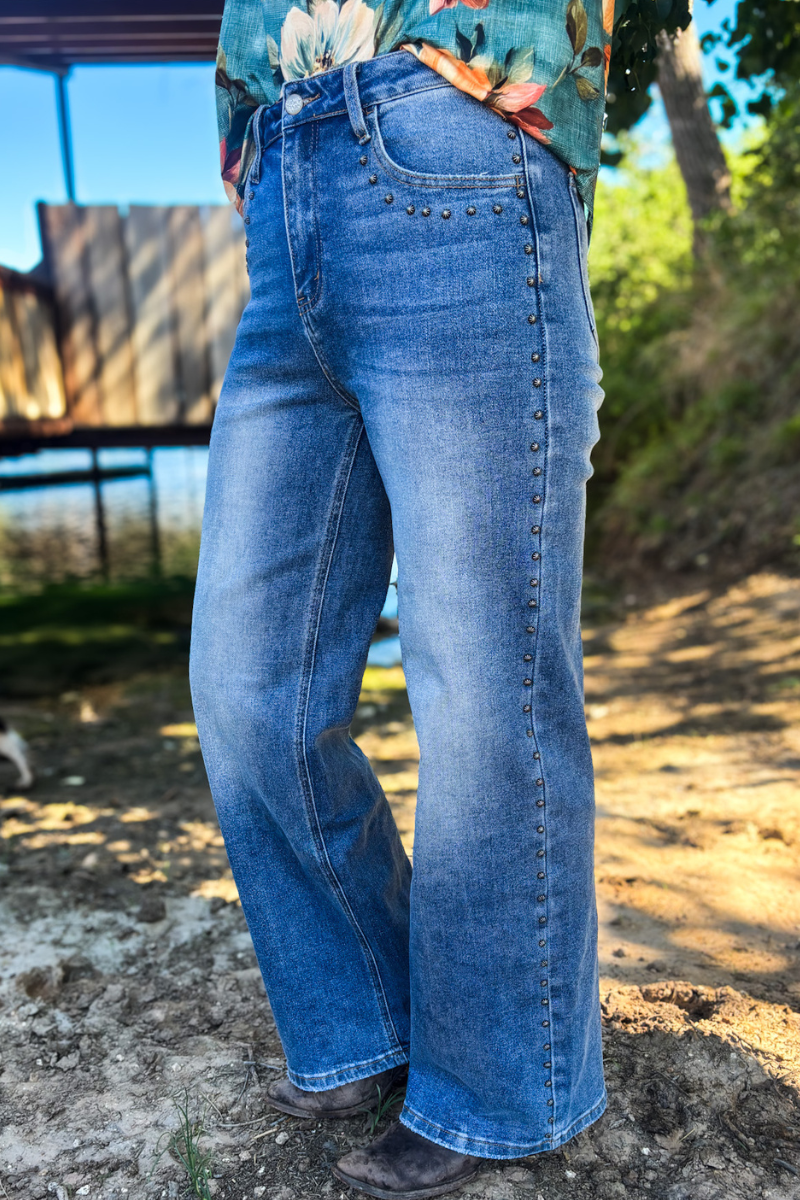 Studded SK Denim
