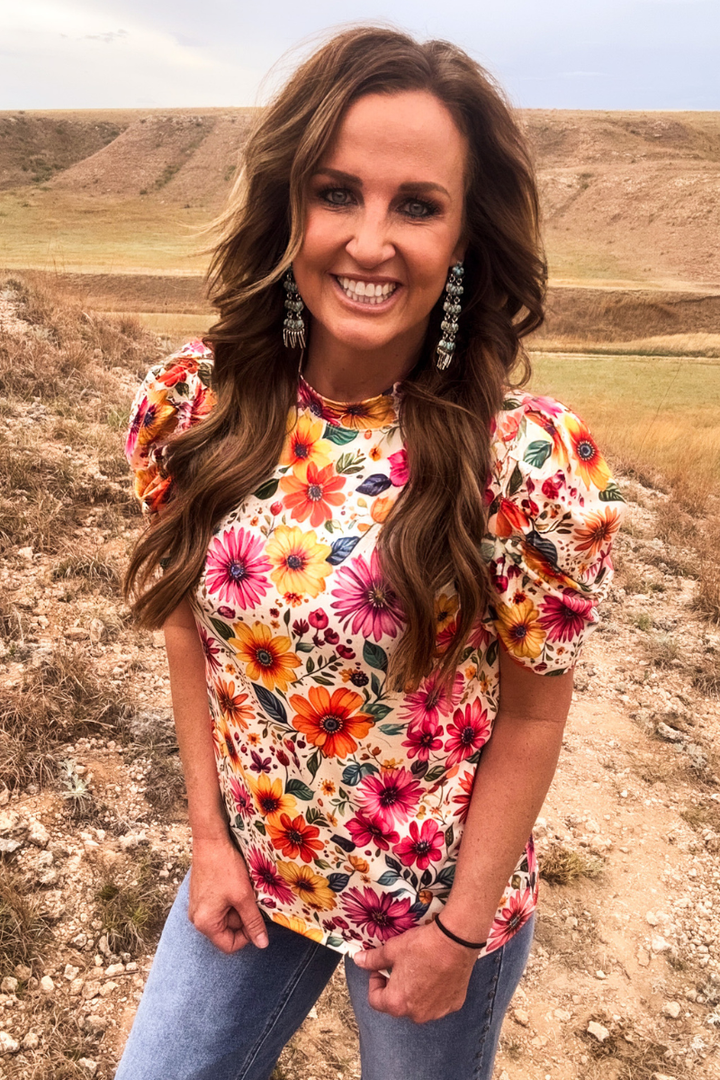Sunrise Bloom Top