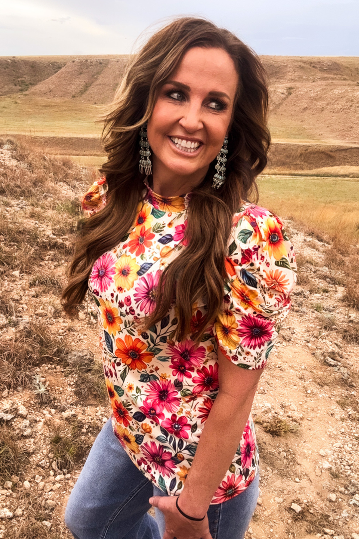 Sunrise Bloom Top