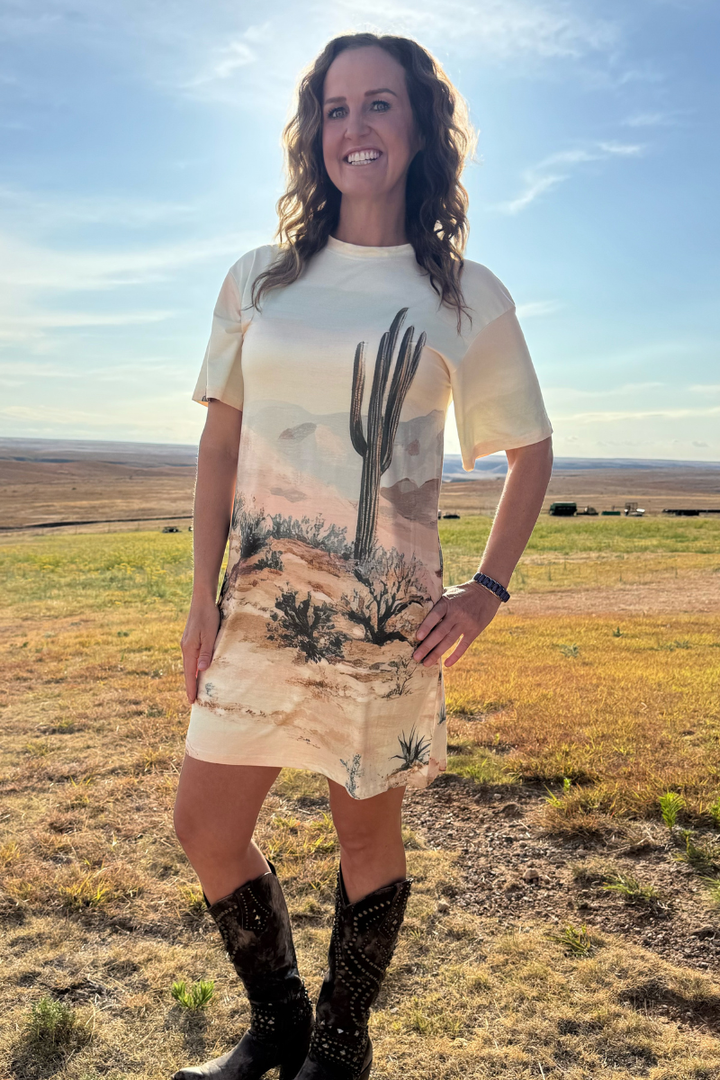 Canyon Sands T-Shirt Dress