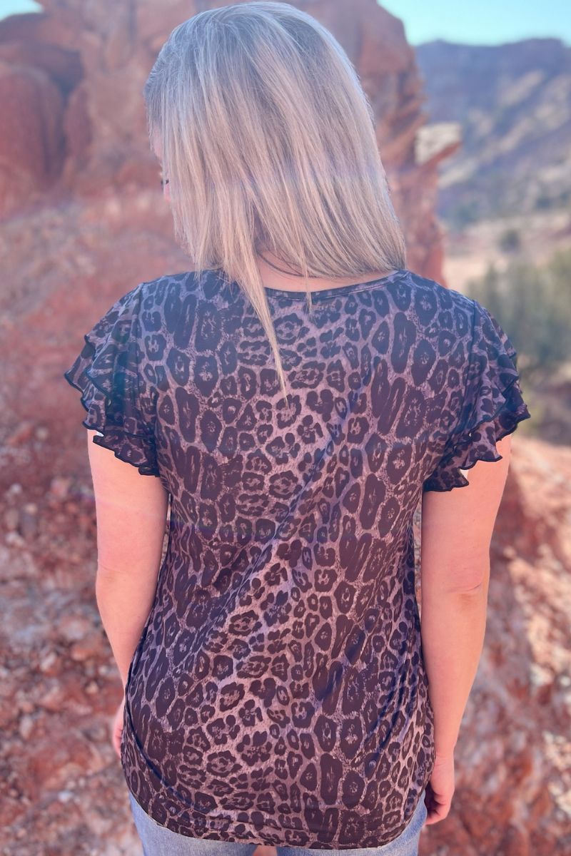 The Night Leopard Top