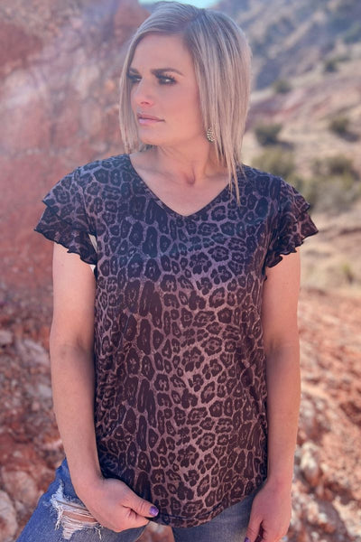 The Night Leopard Top