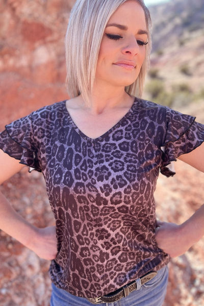 The Night Leopard Top