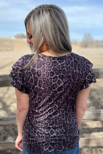 The Night Leopard Top