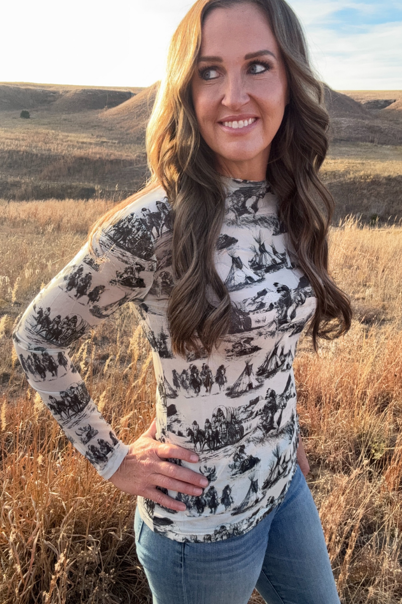 Spirit of The Plains Mesh Top