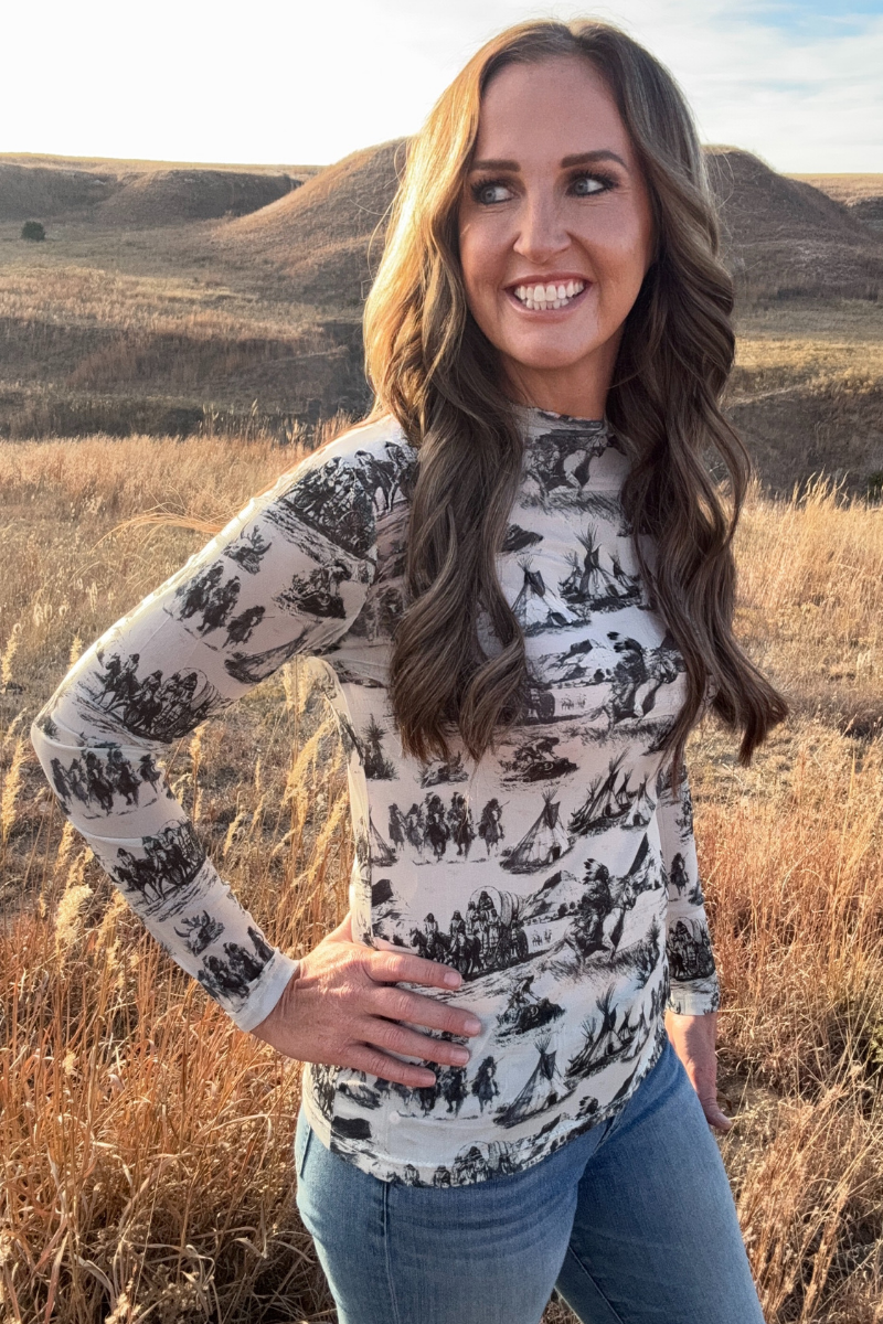 Spirit of The Plains Mesh Top