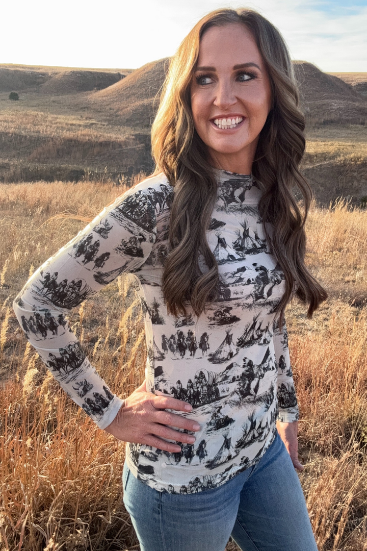 Spirit of The Plains Mesh Top