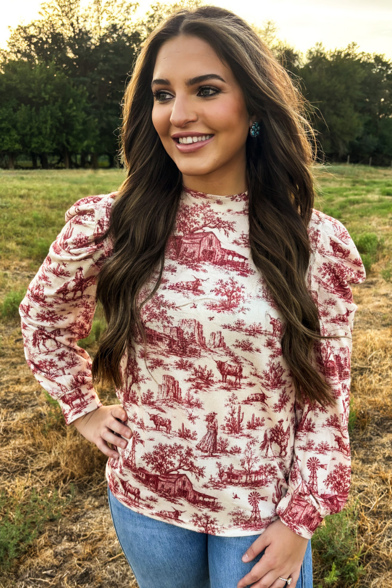 Frontier Toile Top